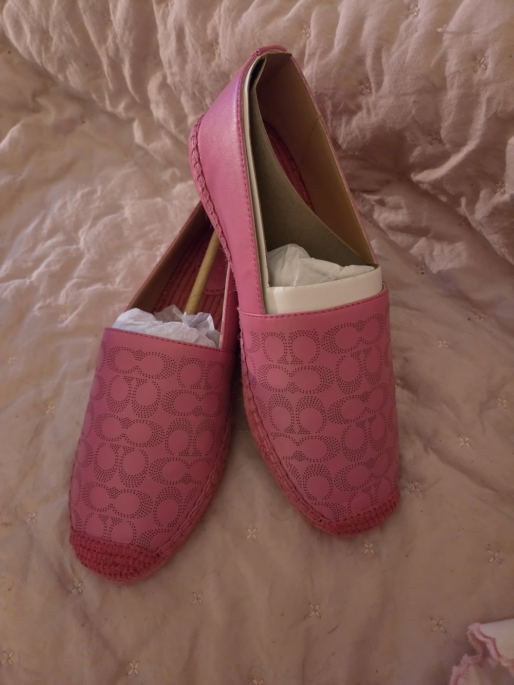 Coach Carley Leather Espadrille